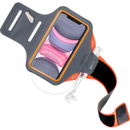 Casetastic Comfort Fit Sport Armband Apple iPhone 11 Neon Orange