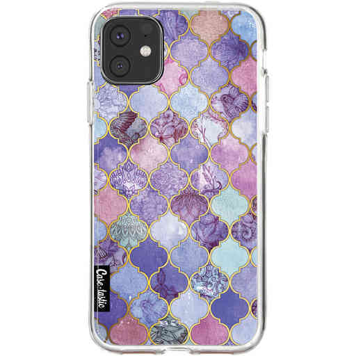 Softcover Apple Iphone 11 Purple Moroccan Tiles Casetastic