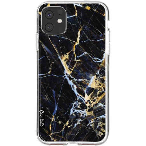 Casetastic Softcover Apple iPhone 11 - Black Gold Marble