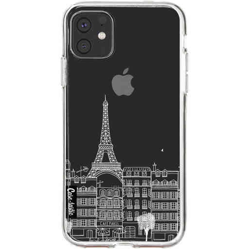 Casetastic Softcover Apple iPhone 11 - Paris City houses White
