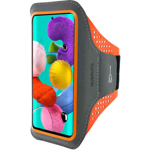 Casetastic Comfort Fit Sport Armband Samsung Galaxy A51 (2020) Neon Orange