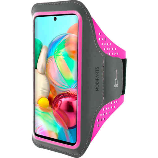 Casetastic Comfort Fit Sport Armband Samsung Galaxy A71 (2020) Neon Pink