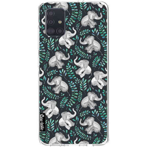 Casetastic Softcover Samsung Galaxy A51 (2020) - Laughing Baby Elephants