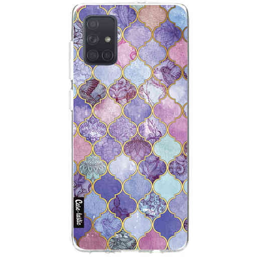 Casetastic Softcover Samsung Galaxy A71 (2020) - Purple Moroccan Tiles