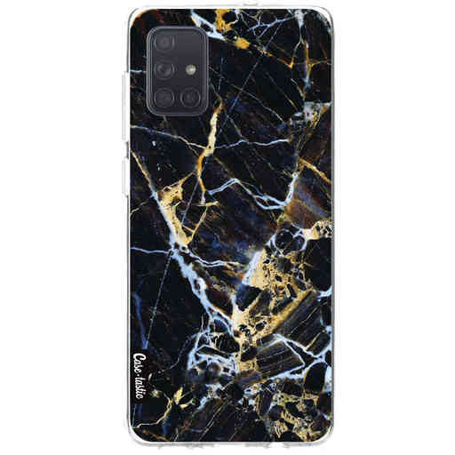 Casetastic Softcover Samsung Galaxy A71 (2020) - Black Gold Marble