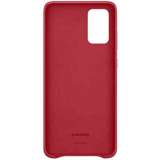 Samsung Galaxy S20 Plus 4G/5G Leather Cover Red