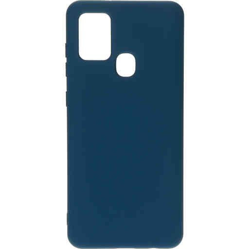 Casetastic Silicone Cover Samsung Galaxy A21s (2020) Blueberry Blue