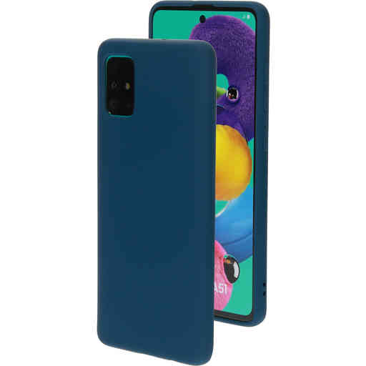 Casetastic Silicone Cover Samsung Galaxy A51 (2020) Blueberry Blue
