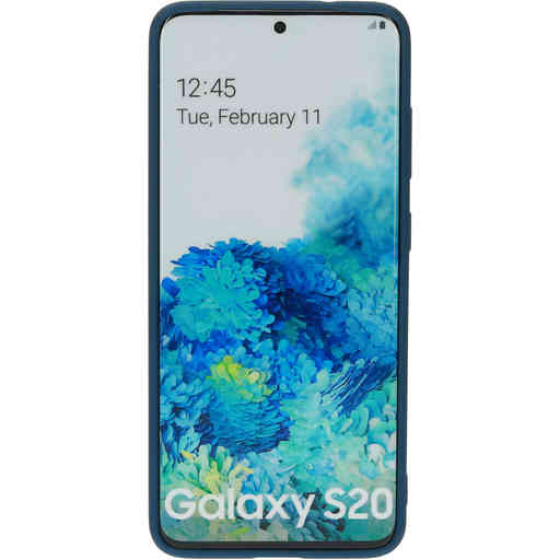 Casetastic Silicone Cover Samsung Galaxy S20 4G/5G Blueberry Blue
