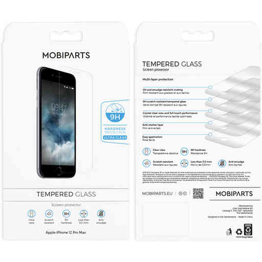 Casetastic Regular Tempered Glass Apple iPhone 12 Pro Max - with applicator