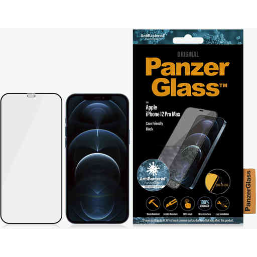 PanzerGlass Apple iPhone 12 Pro Max Black CF Super+ Glass