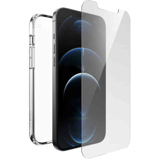 Speck Presidio Perfect Clear + Shieldview Bundle Apple iPhone 12 Pro Max - with Microban