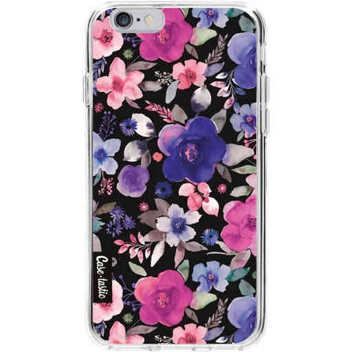Casetastic Softcover Apple iPhone 6 / 6s - Flowers Blue Purple