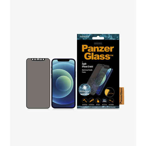 PanzerGlass Apple iPhone 12 Mini Black CF Privacy Super+ Glass