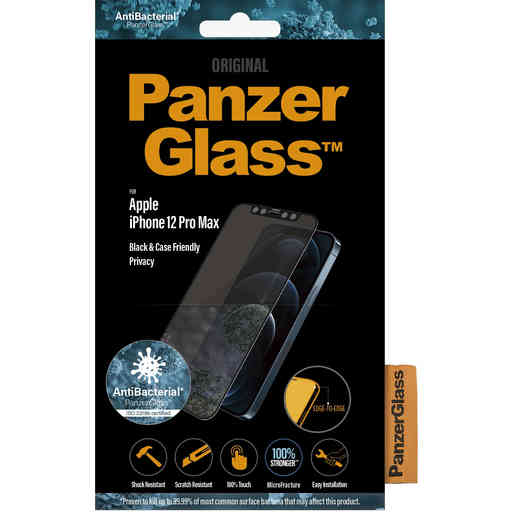 PanzerGlass Apple iPhone 12 Pro Max CF Privacy Super+ Glass