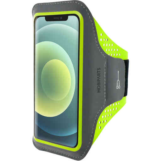 Casetastic Comfort Fit Sport Armband Apple iPhone 12 Mini Neon Green