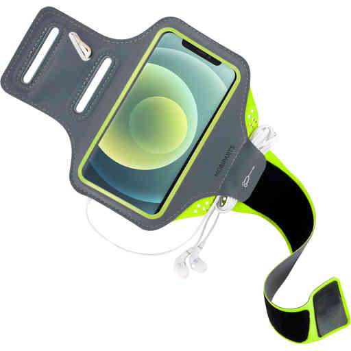 Casetastic Comfort Fit Sport Armband Apple iPhone 12 Mini Neon Green