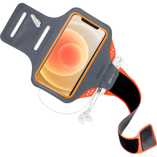 Casetastic Comfort Fit Sport Armband Apple iPhone 12 Mini Neon Orange