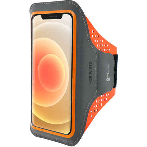 Casetastic Comfort Fit Sport Armband Apple iPhone 12/12 Pro Neon Orange