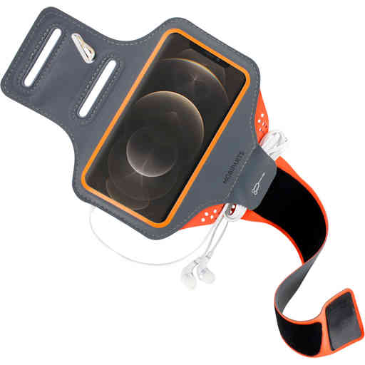 Casetastic Comfort Fit Sport Armband Apple iPhone 12 Pro Max Neon Orange