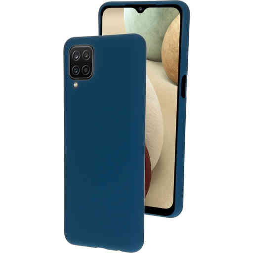 Casetastic Silicone Cover Samsung Galaxy A12 (2021) Blueberry Blue