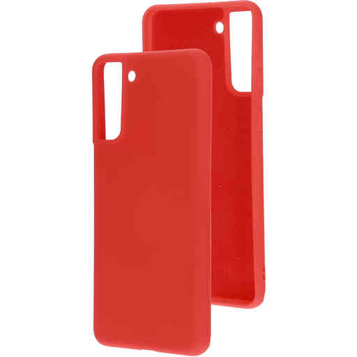 Casetastic Silicone Cover Samsung Galaxy S21 Plus Scarlet Red