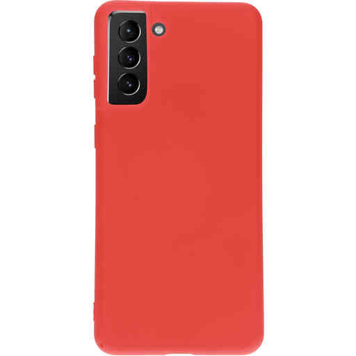 Casetastic Silicone Cover Samsung Galaxy S21 Plus Scarlet Red