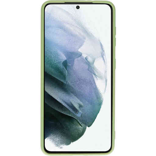 Casetastic Silicone Cover Samsung Galaxy S21 Pistache Green