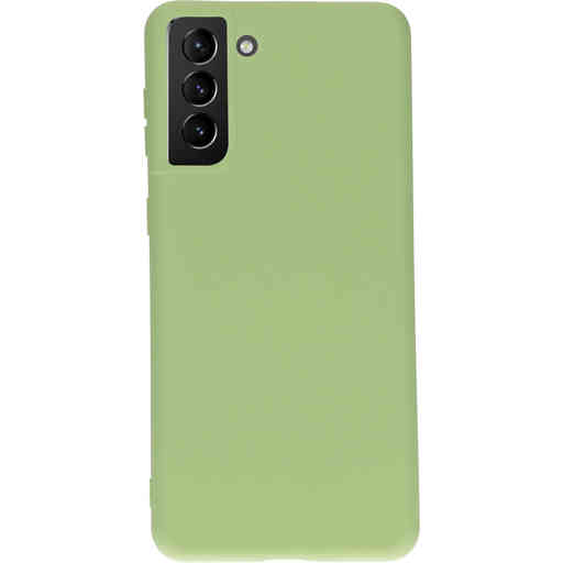 Casetastic Silicone Cover Samsung Galaxy S21 Plus Pistache Green