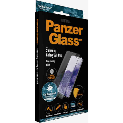 PanzerGlass Samsung Galaxy S21 Ultra Black CF Super+ Glass