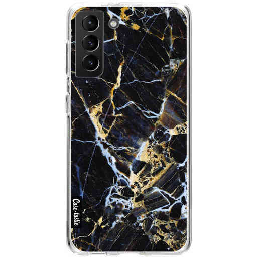 Casetastic Softcover Samsung Galaxy S21 Plus - Black Gold Marble