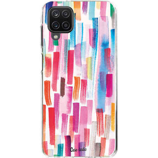 Casetastic Softcover Samsung Galaxy A12 - Colorful Strokes