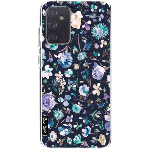 Casetastic Softcover Samsung Galaxy A72 - Flowers Navy