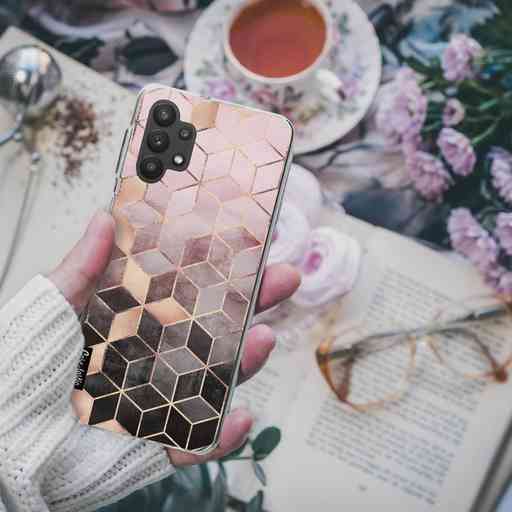Casetastic Softcover Samsung Galaxy A32 - Soft Pink Gradient Cubes