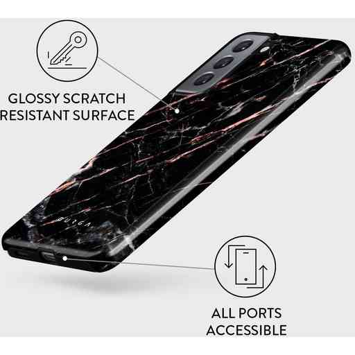 Burga Tough Case Samsung Galaxy S21 Rose Gold Marble