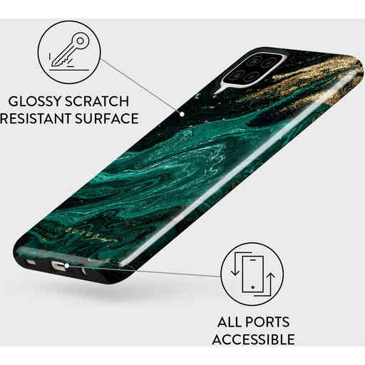 Burga Tough Case Samsung Galaxy A12 (2021) Emerald Pool