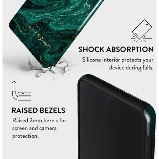 Burga Tough Case Samsung Galaxy A12 (2021) Emerald Pool