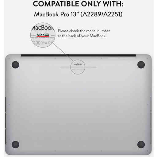 Burga Hard Case Apple Macbook Pro 13 inch (2020) Vanilla Sand
