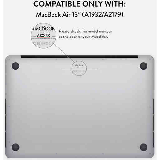 Burga Hard Case Apple Macbook Air 13 inch (2020) - Vanilla Sand