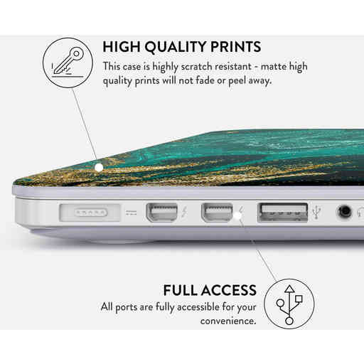 Burga Hard Case Apple Macbook Air 13 inch (2020) - Emerald Pool