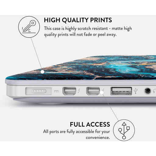Burga Hard Case Apple Macbook Pro 13 inch (2020) Mystic River