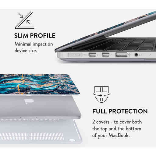 Burga Hard Case Apple Macbook Air 13 inch (2020) - Mystic River