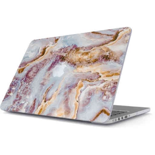 Burga Hard Case Apple Macbook Pro 13 inch (2020) Frozen Leaves