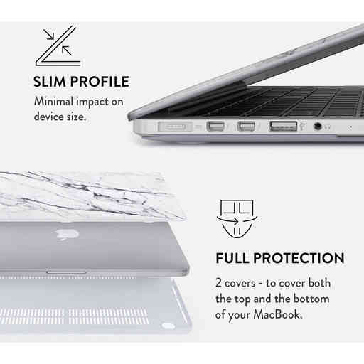 Burga Hard Case Apple Macbook Air 13 inch (2020) - Satin White