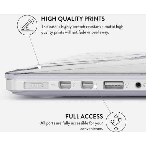Burga Hard Case Apple Macbook Pro 13 inch (2020) Satin White