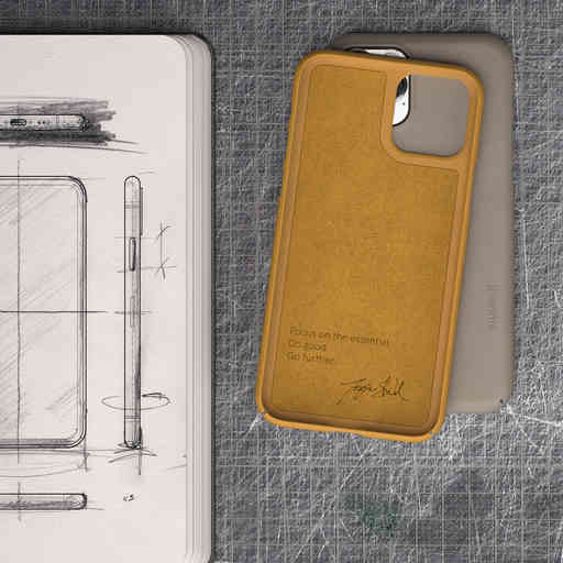Nudient Thin Precise Case Apple iPhone 12/12 Pro V3 Saffron Yellow