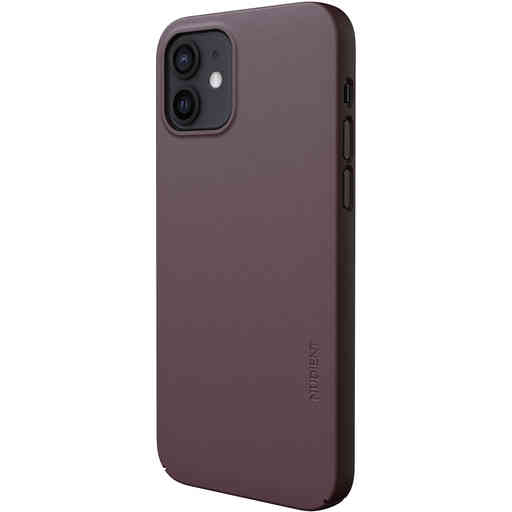 Nudient Thin Precise Case Apple iPhone 12/12 Pro V3 Sangria Red