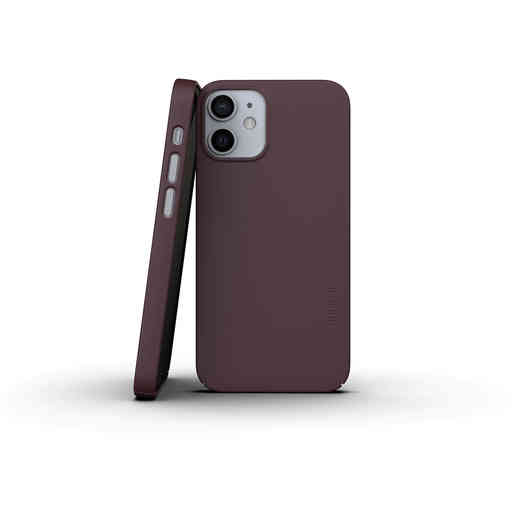 Nudient Thin Precise Case Apple iPhone 12 Mini V3 Sangria Red