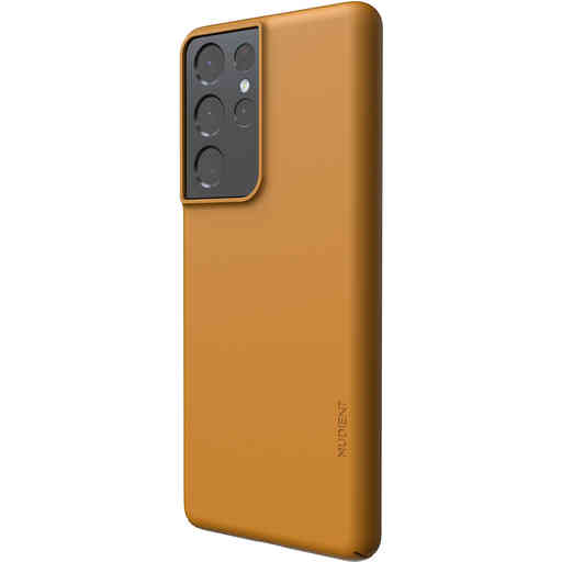 Nudient Thin Precise Case Samsung Galaxy S21 Ultra V3 Saffron Yellow
