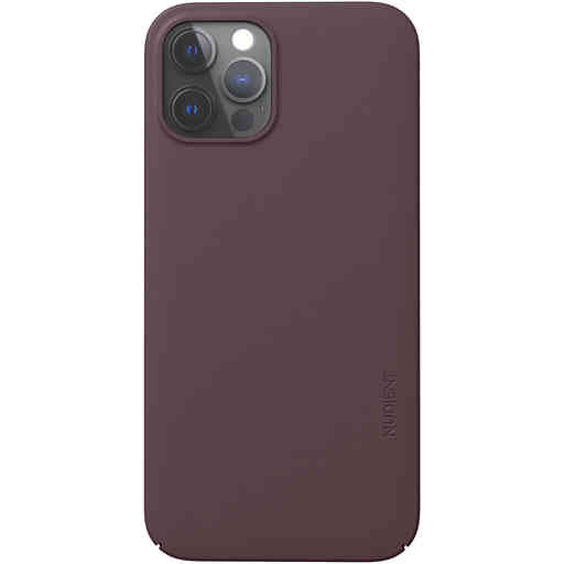 Nudient Thin Precise Case Apple iPhone 12 Pro Max V3 Sangria Red